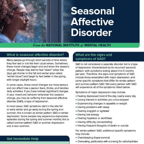 Seasonal Affective Disorder