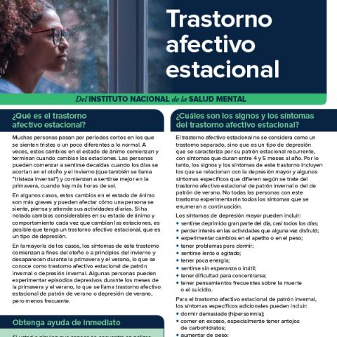 Trastorno afectivo estacional