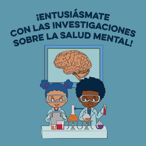 cover of ¡Entusiásmate con las investigaciones sobre la salud mental!  