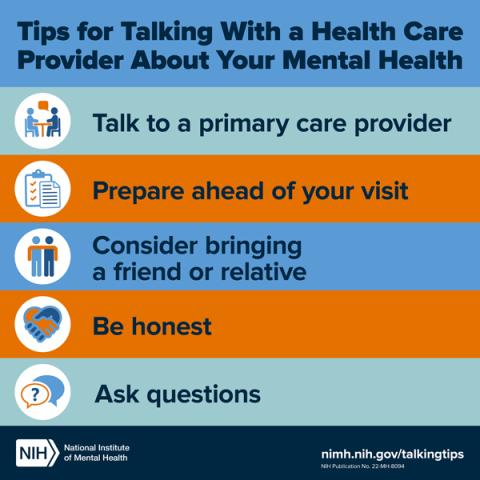 Tips for Talking With a Health Care Provider About Your Mental Health