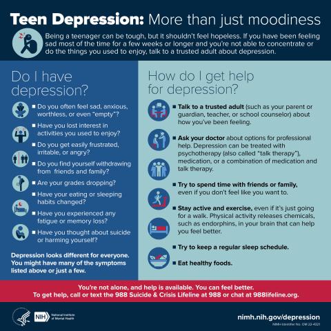 Teen Depression: More than Just Moodiness